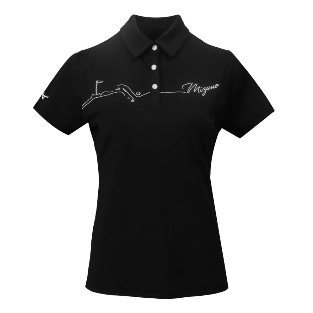 Mizuno GOLF COURSE PRINT POLO WOMEN*Women Tops