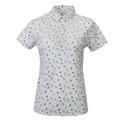 Mizuno JAPANESE SUMMER PRINT POLO WOMEN*Women Tops