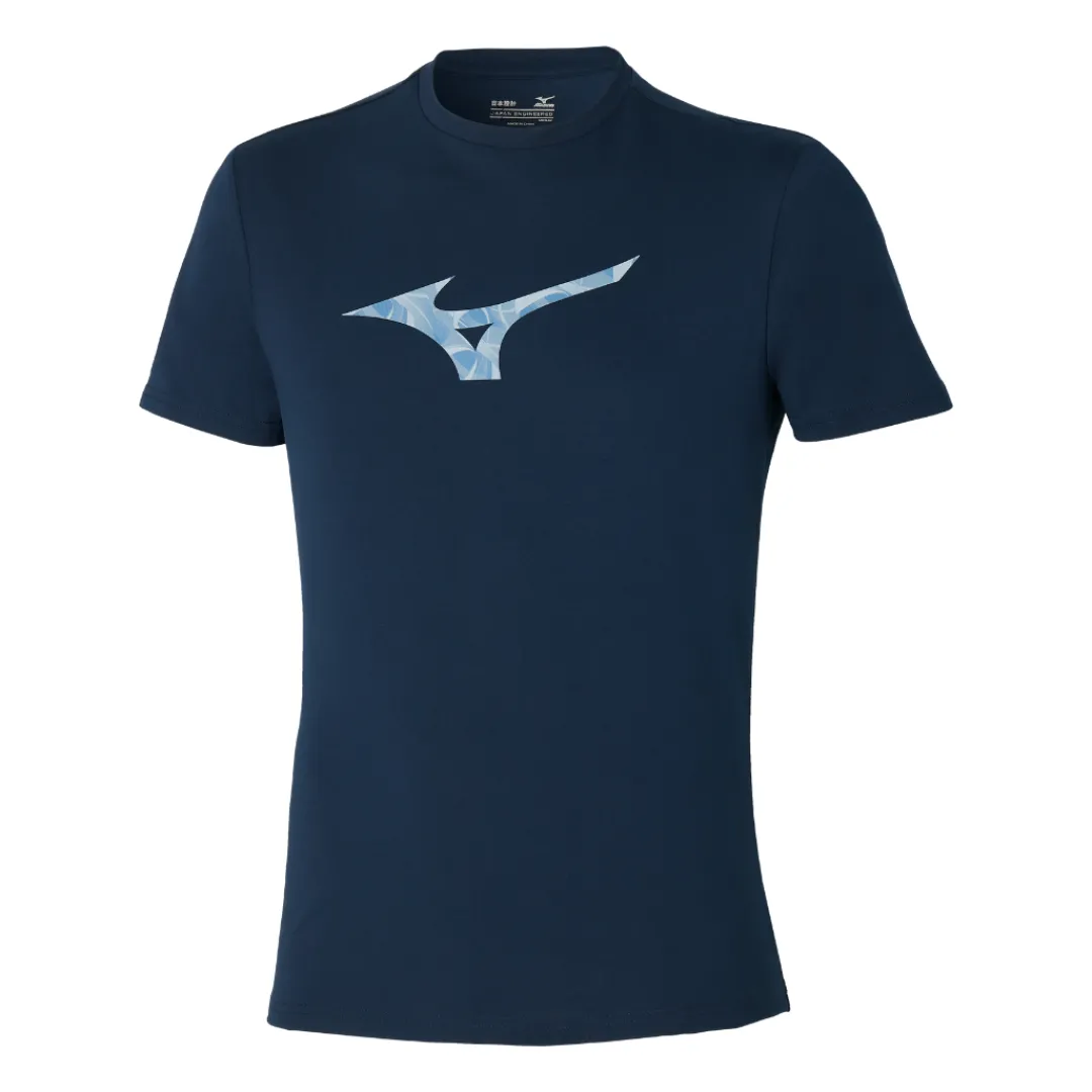 Mizuno SEASONAL BLUE GRAPHIC TEE MEN* Tops